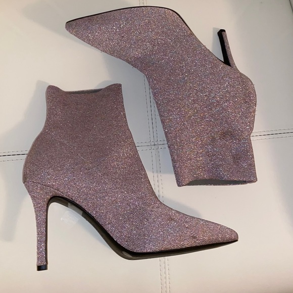 Gianni Bini Sparkle Heel Booties - Picture 1 of 5